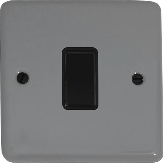Contour Light Grey 1 Gang 2 Way Switch