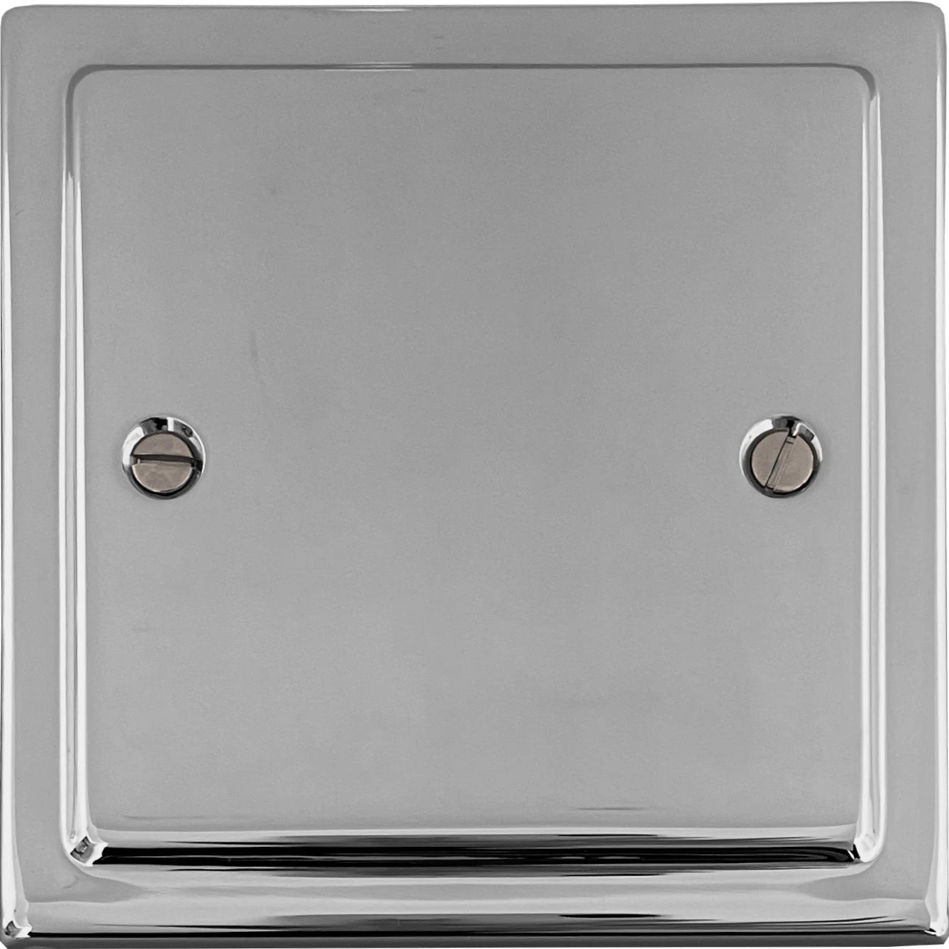 Victorian Polished Chrome 1 Gang Blank