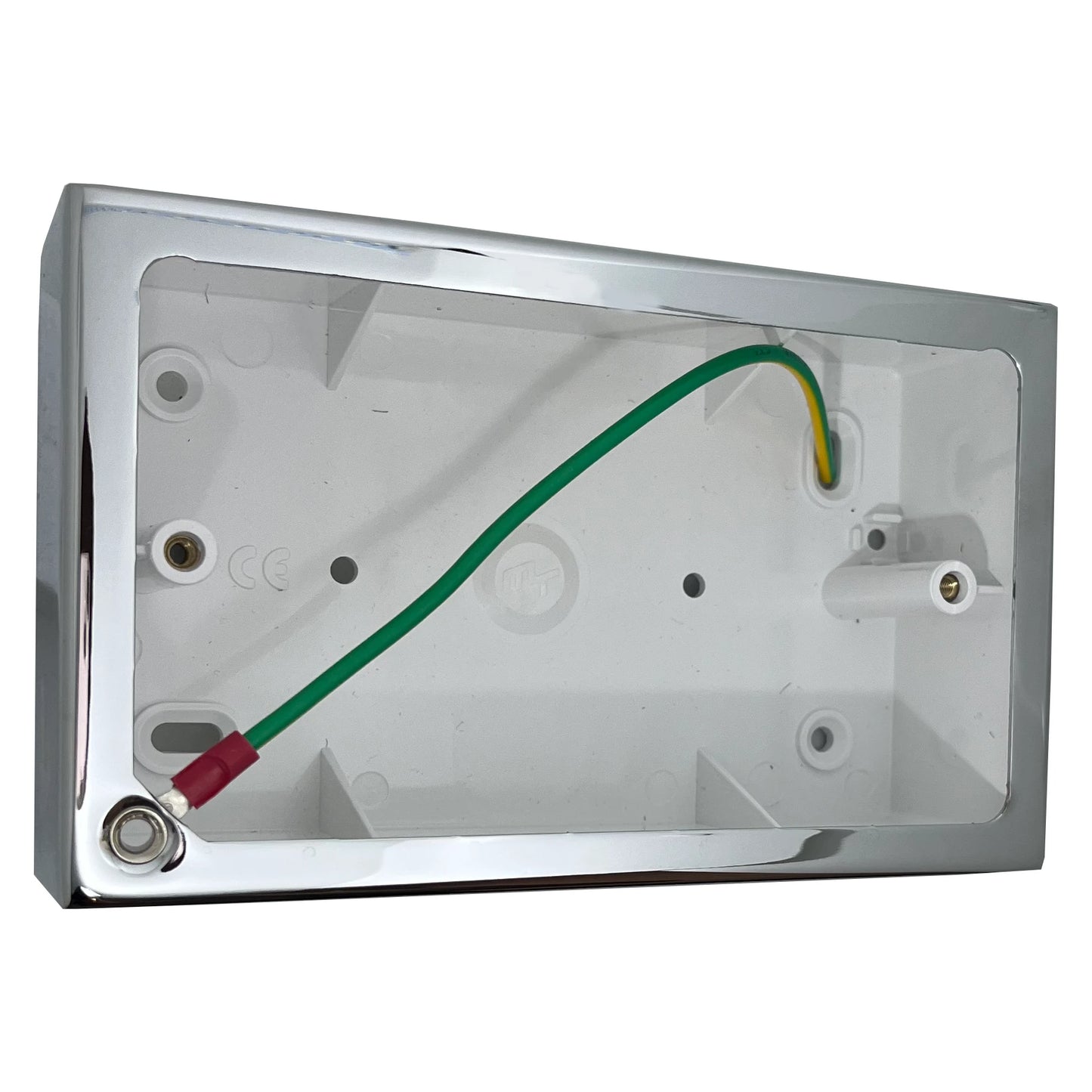 Double Polished Chrome Pattress Box (44mm)