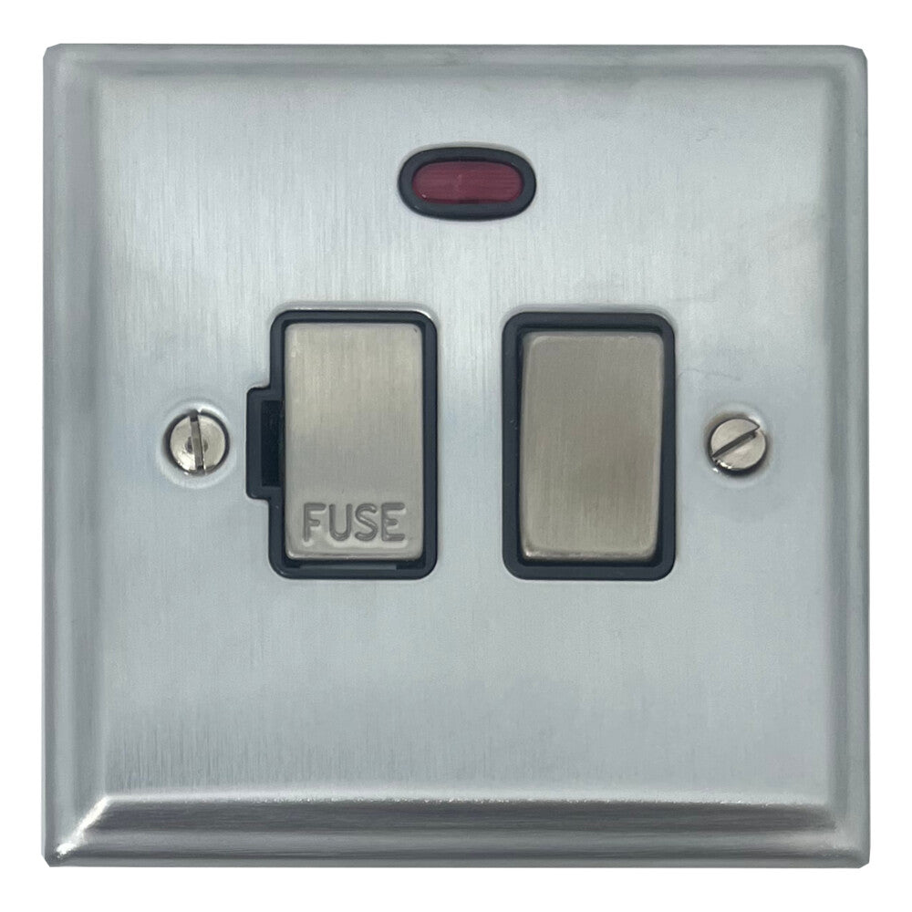 Deco Satin Chrome Swt Fused Spur + Neon