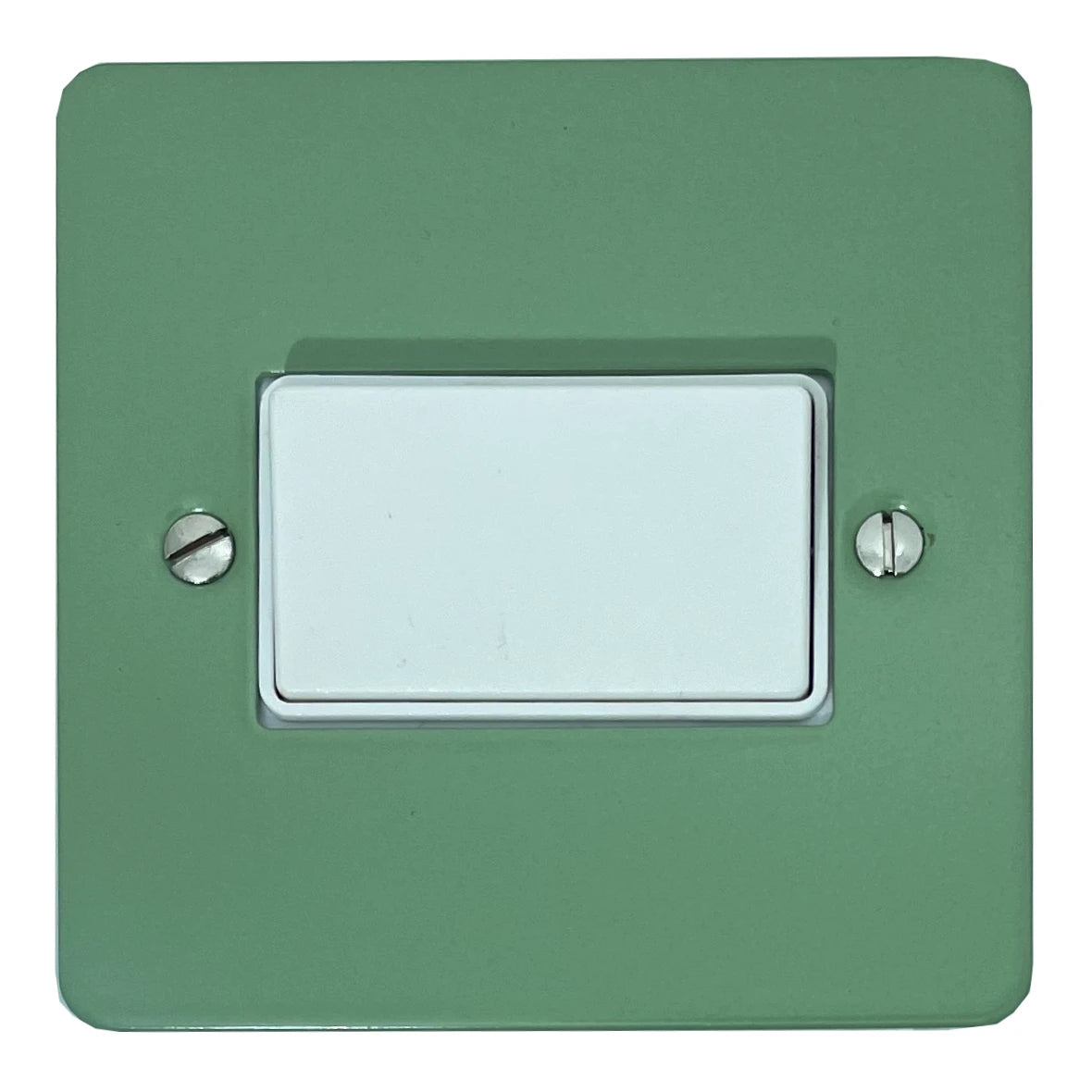 Flat Sage Green Fan Isolator (White Switch)