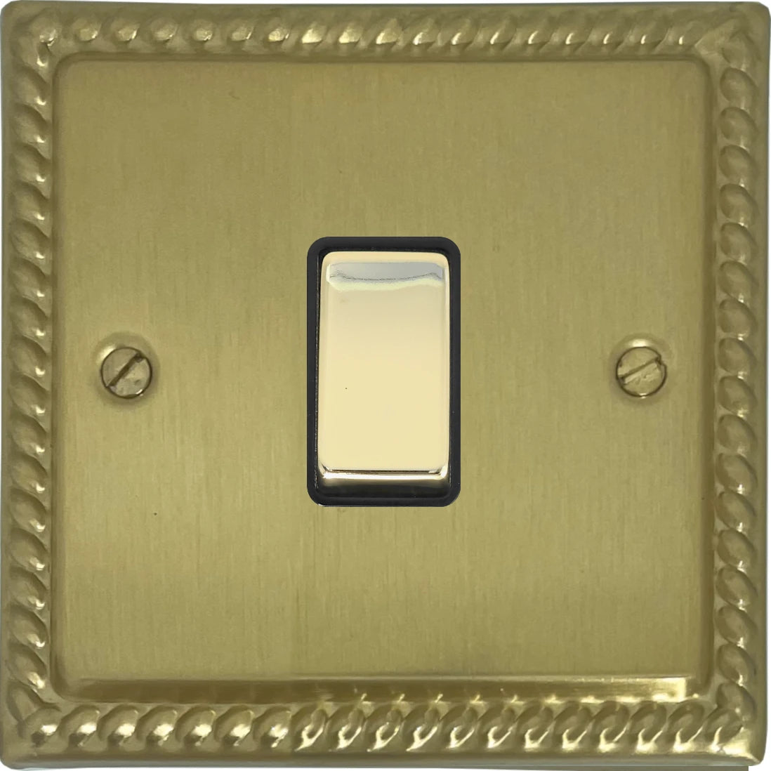 Georgian Satin Brass Intermediate Switch