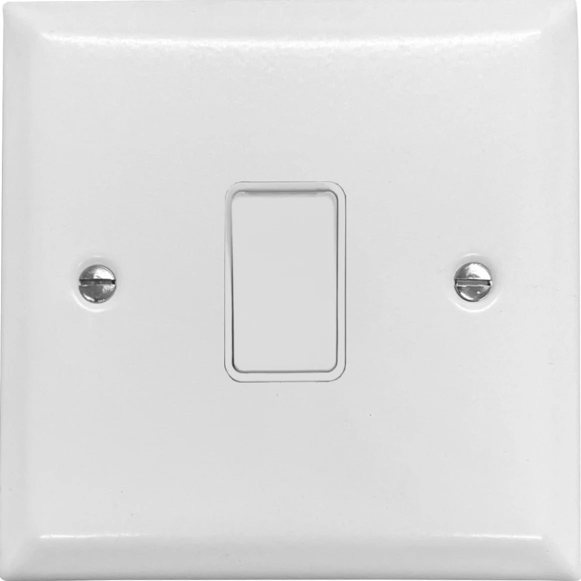 Spectrum Flat White 1 Gang 2 Way Switch