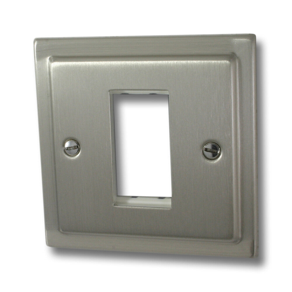 Victorian Satin Nickel 1 Module Data Plate