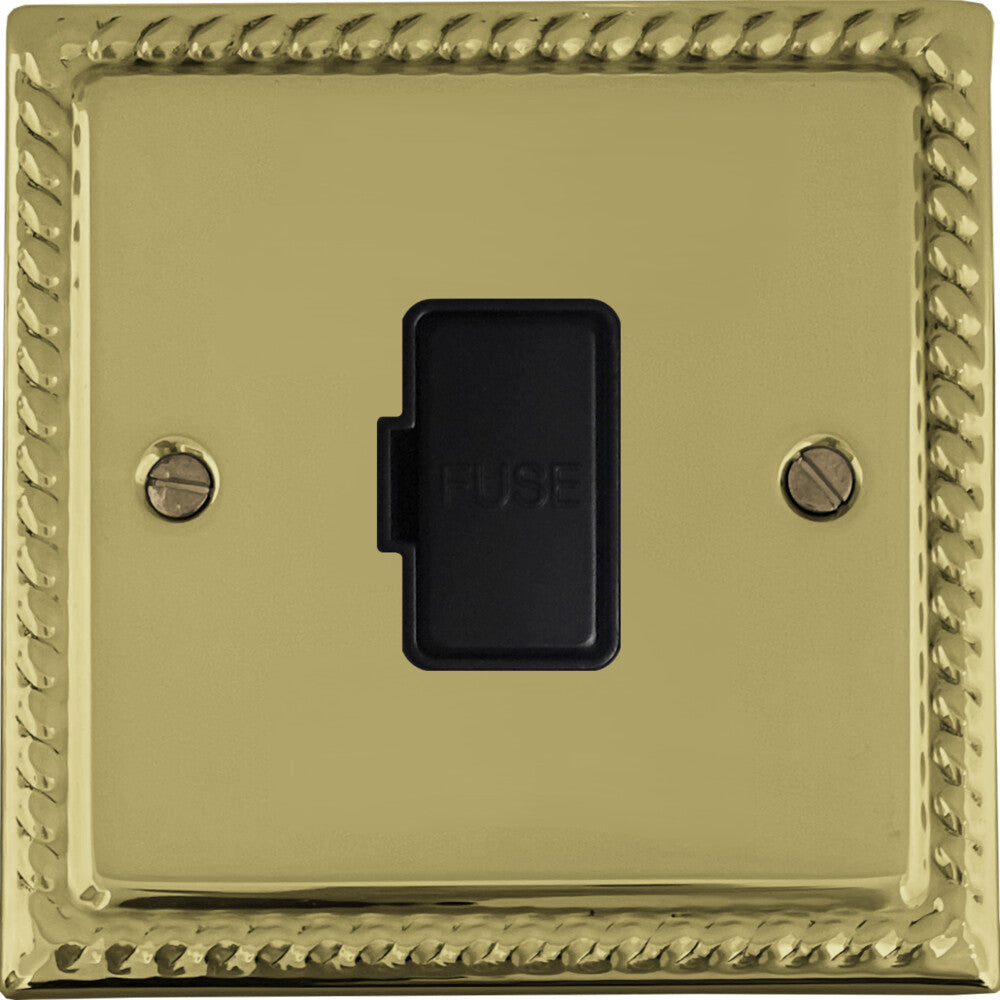 Georgian Polished Brass Unswitched Spur