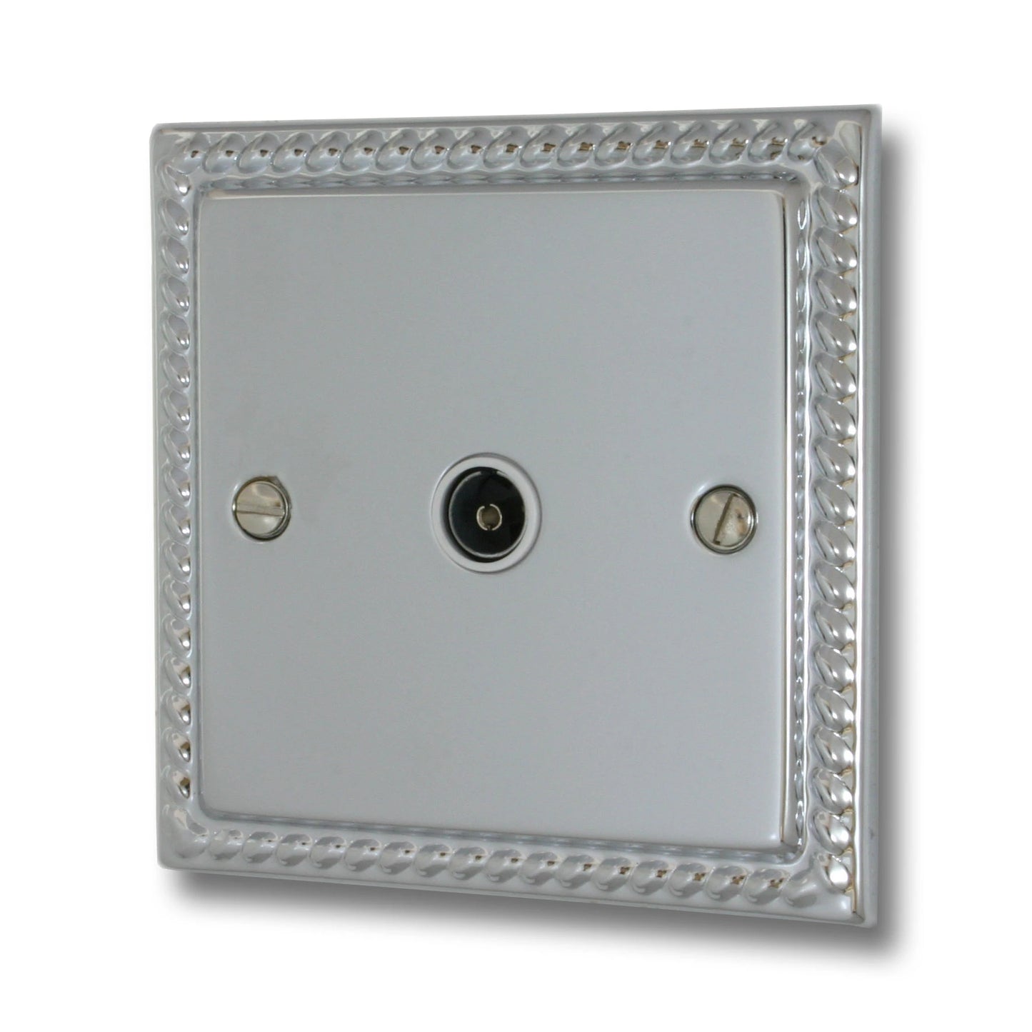 Georgian Polished 1 Gang Coax Point
