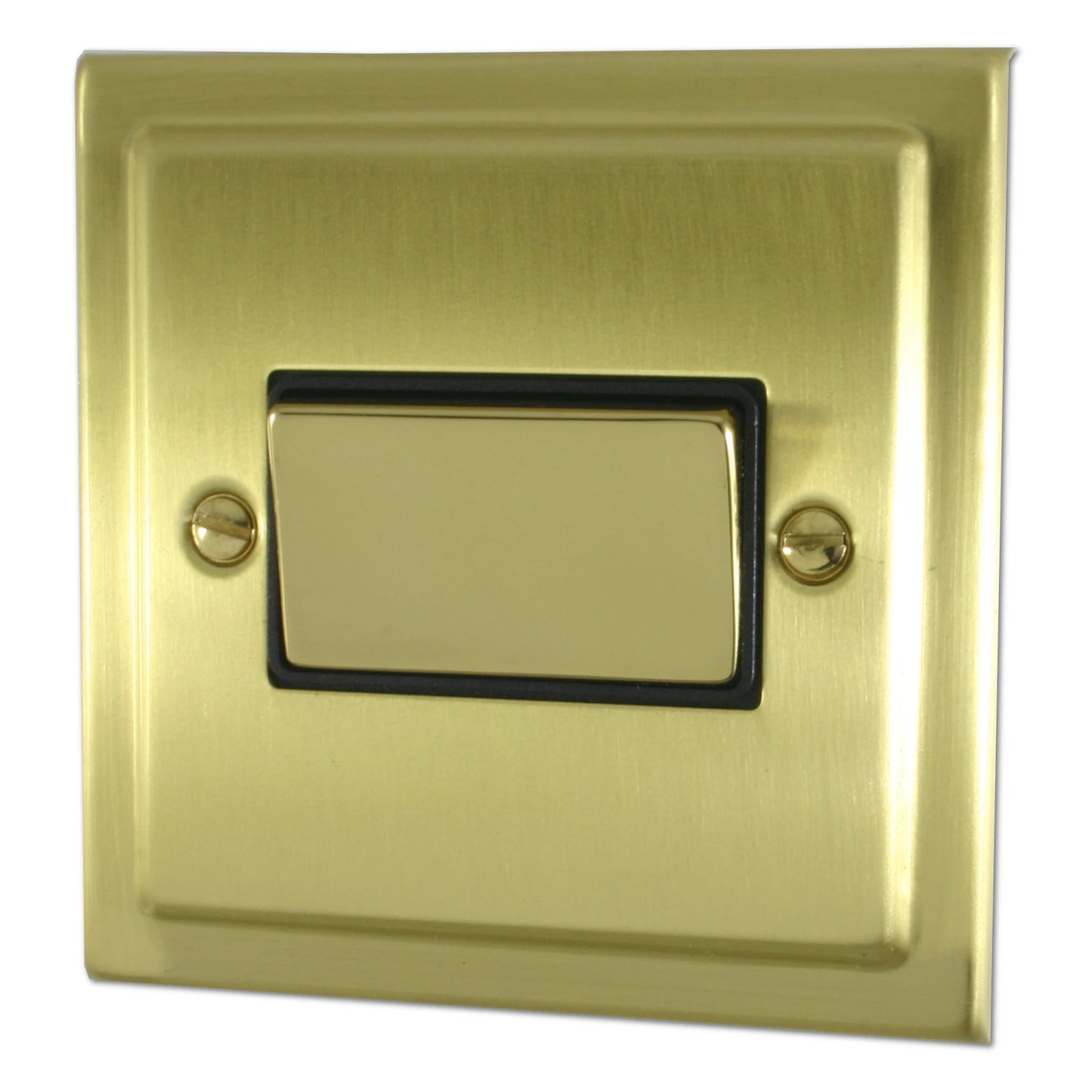 Victorian Satin Brass Fan Isolator