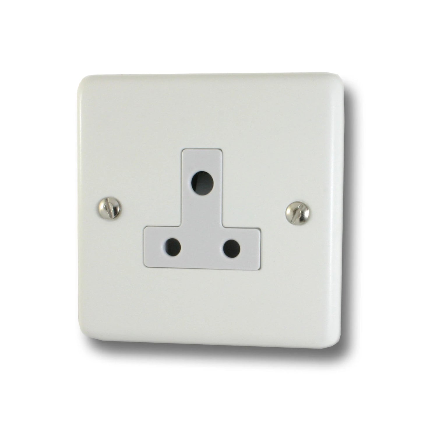 Contour Flat White 5A Socket