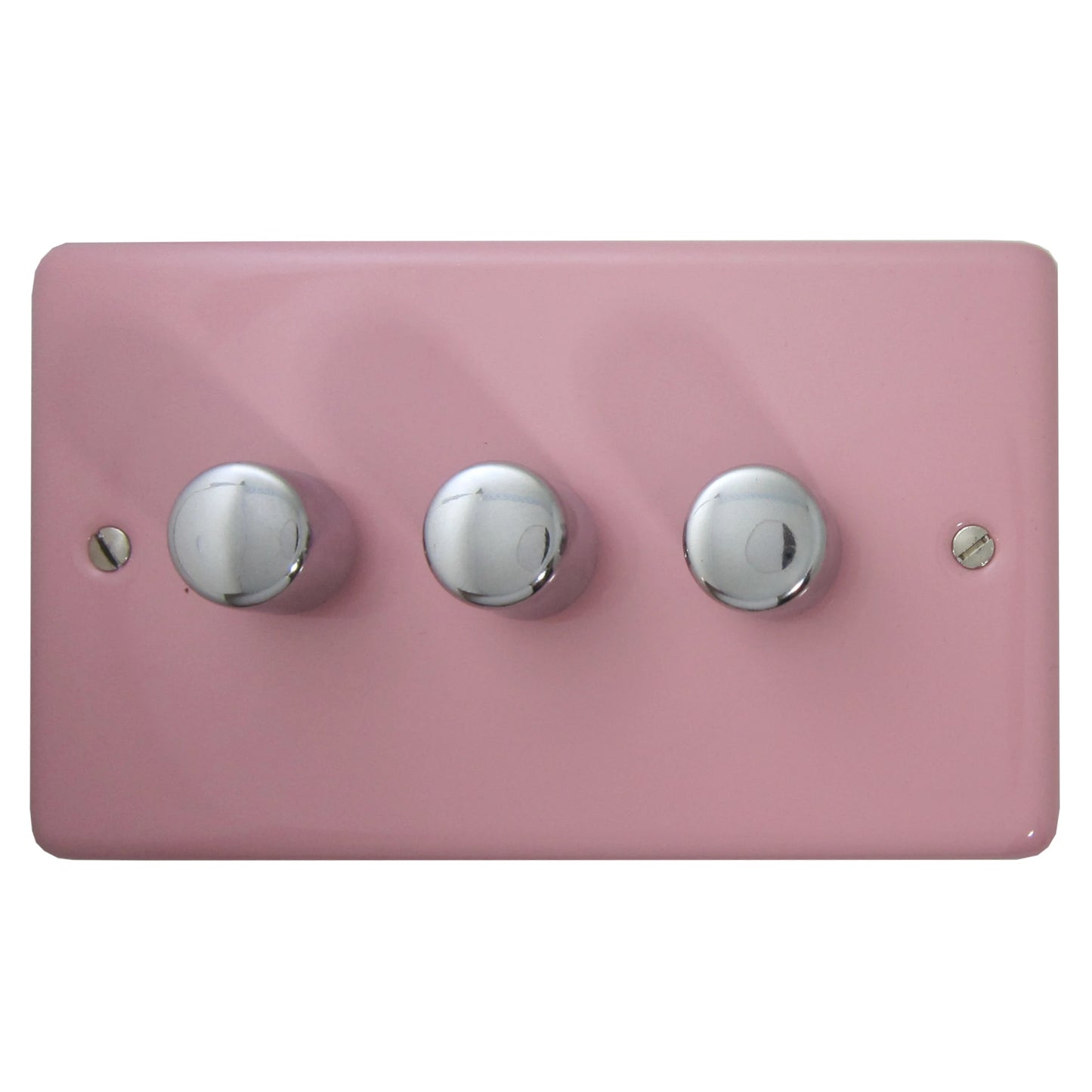 Contour Pink 3 Gang LED Dimmer
