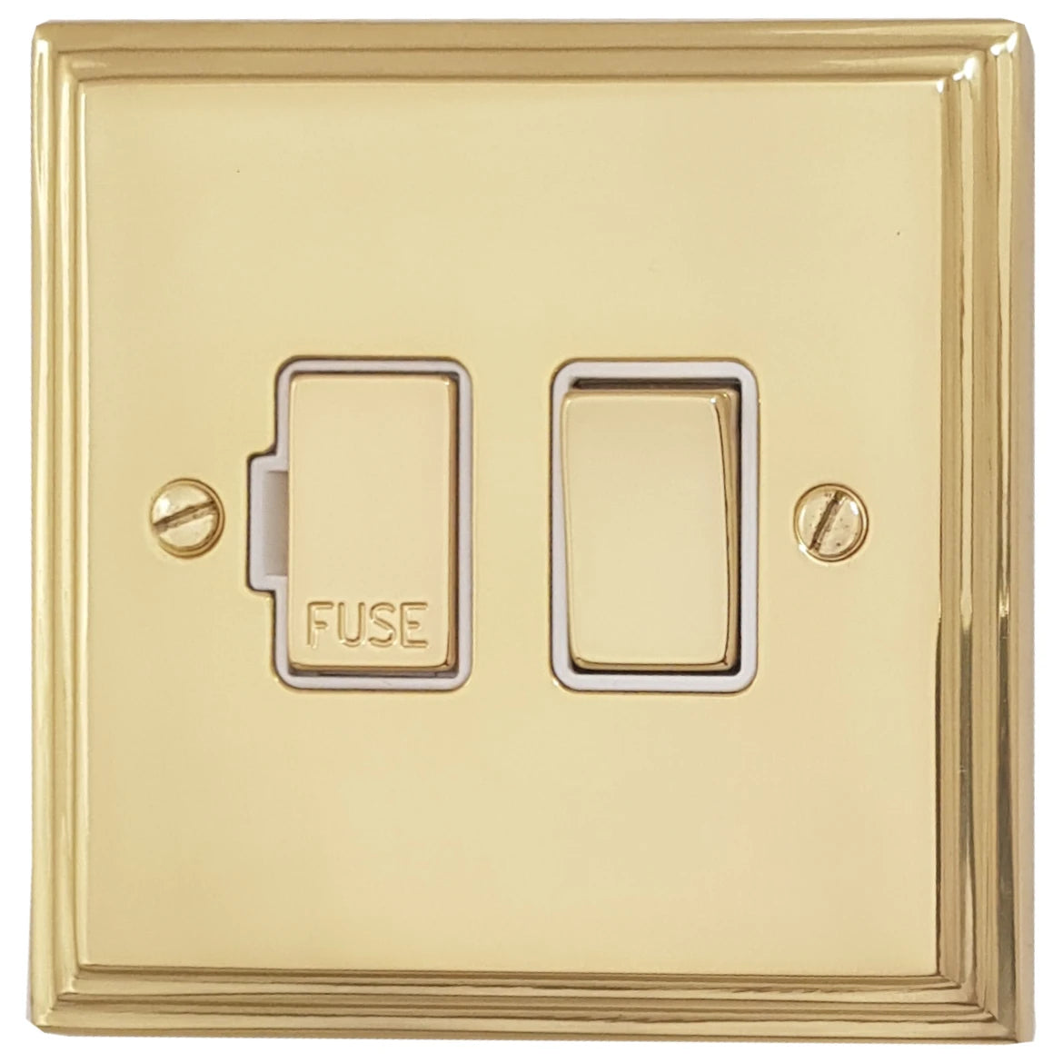Victorian Polished Brass Swt. Fused Spur