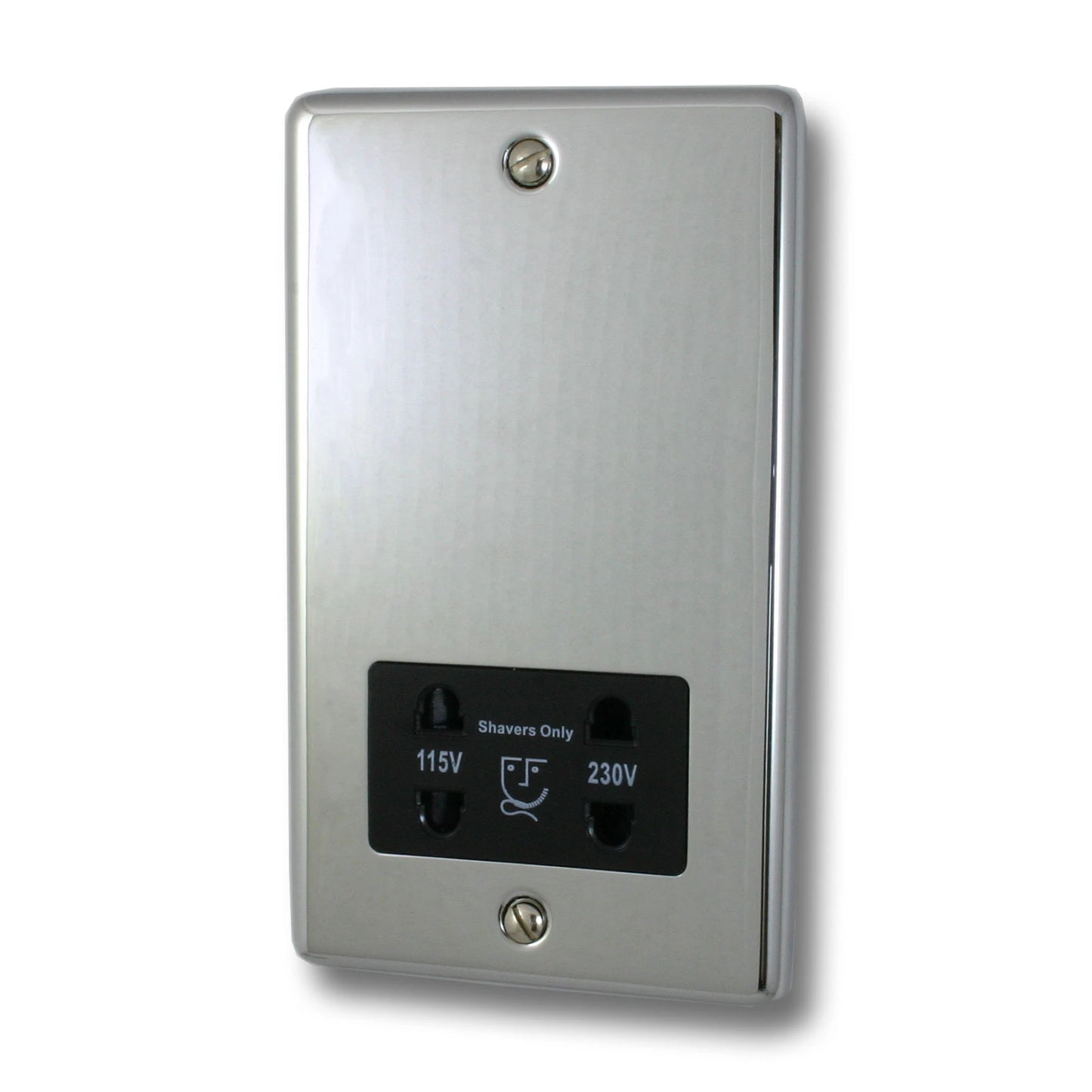 Contour Polished Chrome Shaver Socket