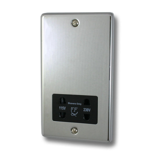 Contour Polished Chrome Shaver Socket