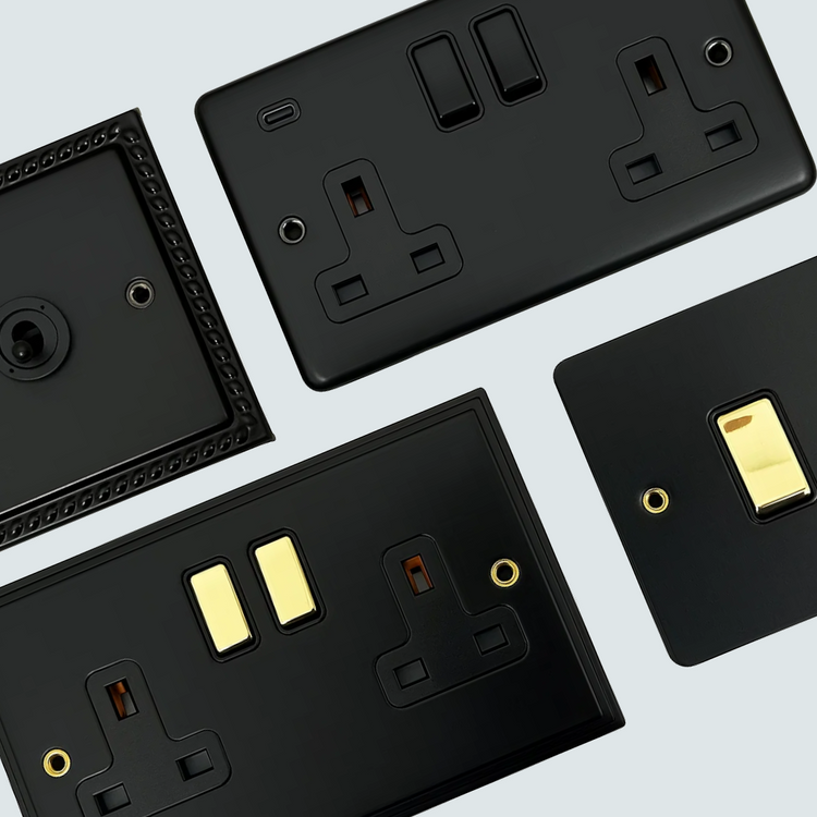 Black Sockets and Switches