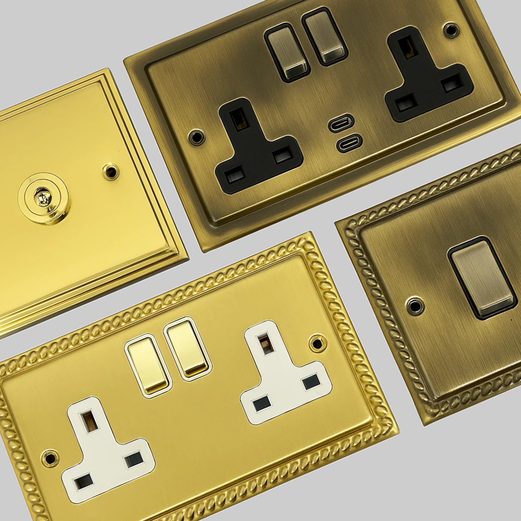 Brass Sockets and Switches
