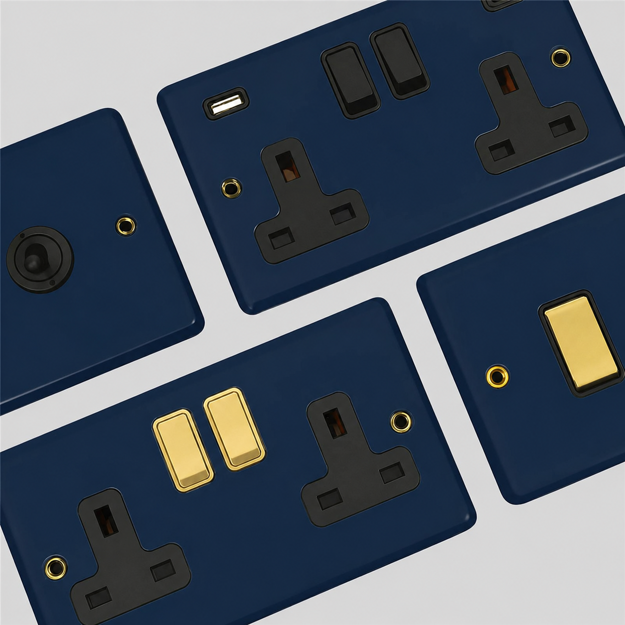 Blue Sockets and Switches