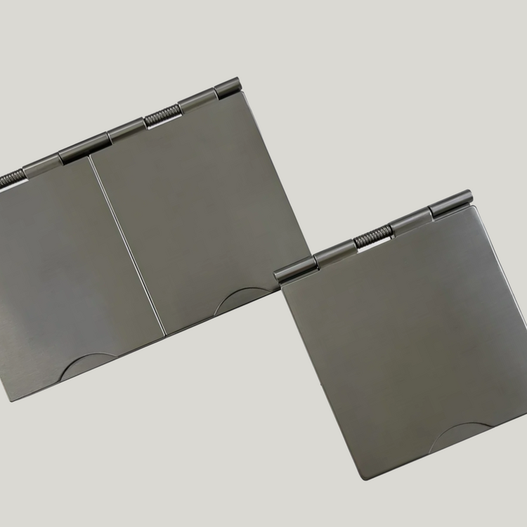 Brushed Steel Floor Sockets