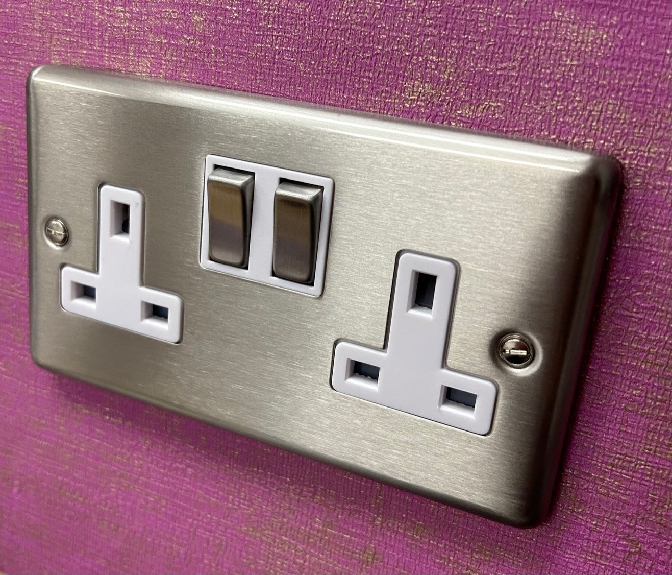 Steel Sockets and Switches – Designer Sockets