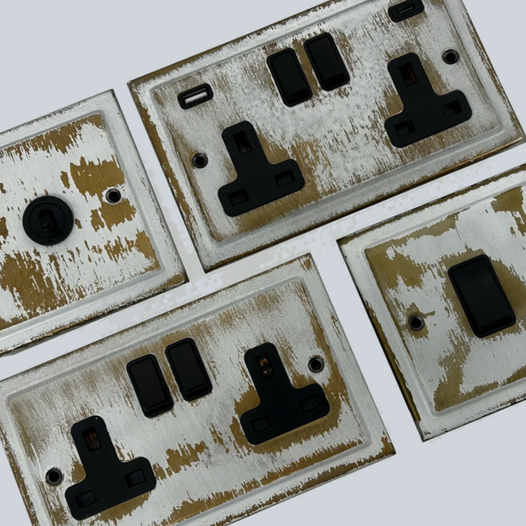 Victorian Dover Bronze Sockets and Switches