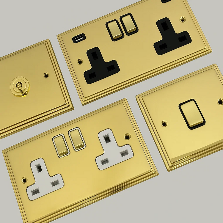 Victorian Cast Polished Brass