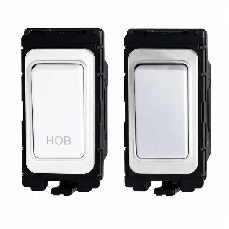 White Grid Switch Inserts