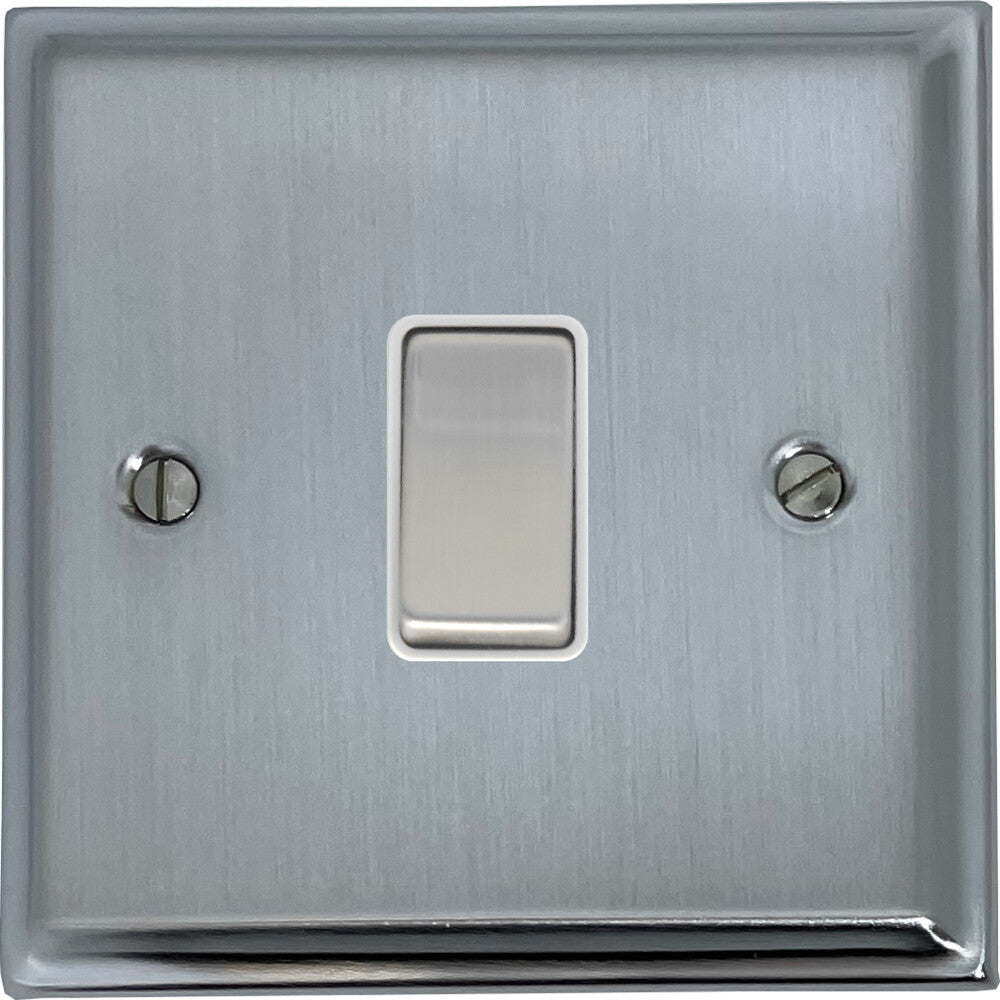 Deco Satin Chrome 1 Gang 2 Way Switch