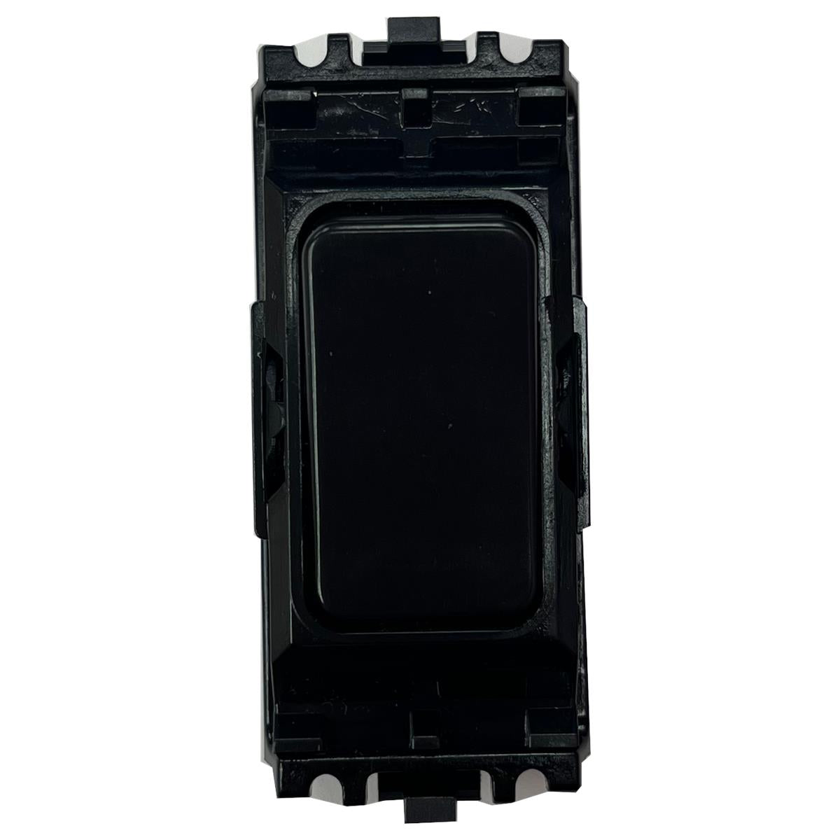 1 Gang 2 Way Grid Switch Module-Black Switch/Black Trim