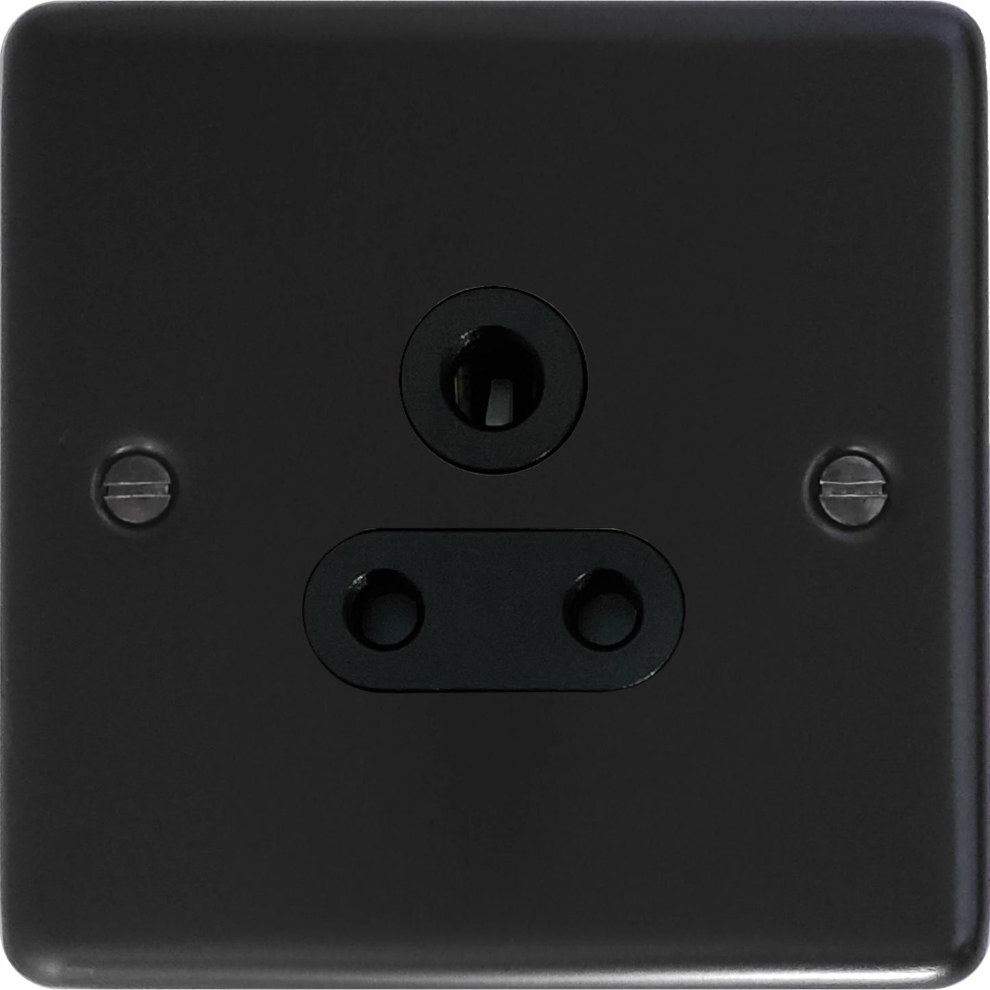 Contour Flat Black 5A Socket
