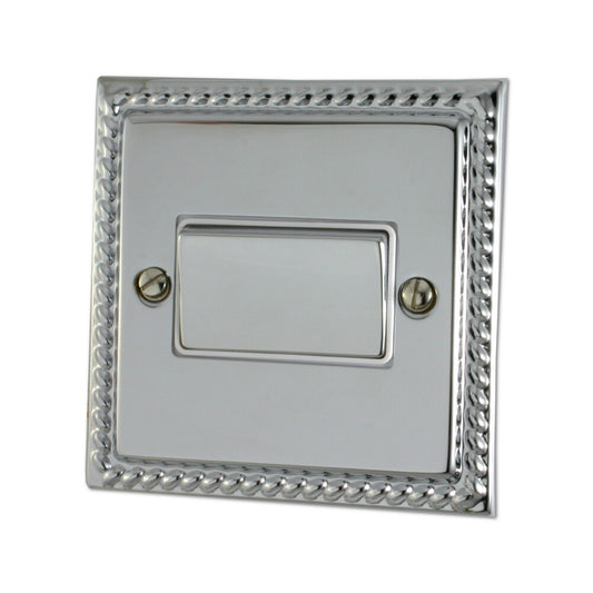 Georgian Polished Chrome Fan Isolator