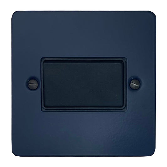 Flat Blue Fan Isolator (Black Switch)
