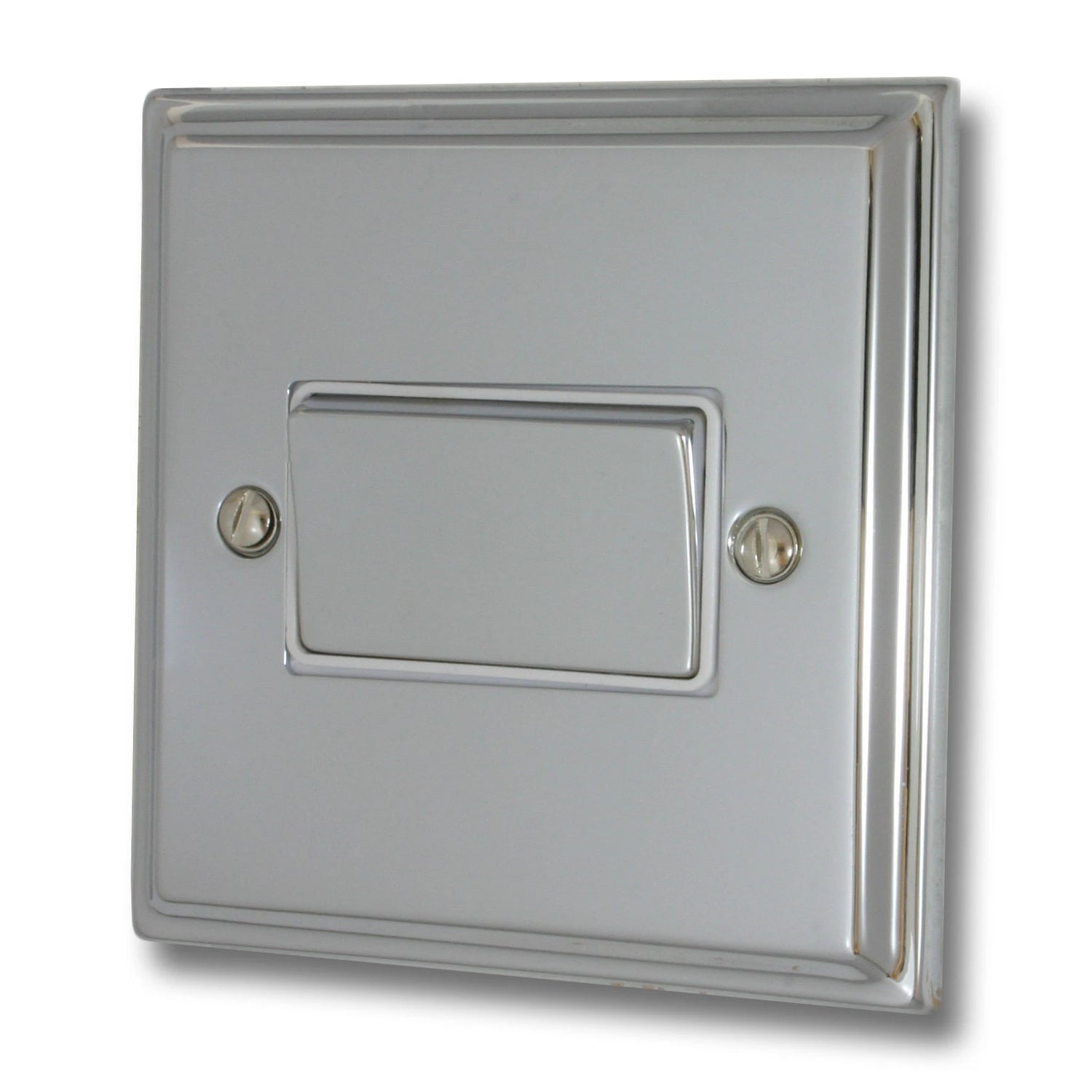 Deco Polished Chrome Fan Isolator - Deco range electrical accessory