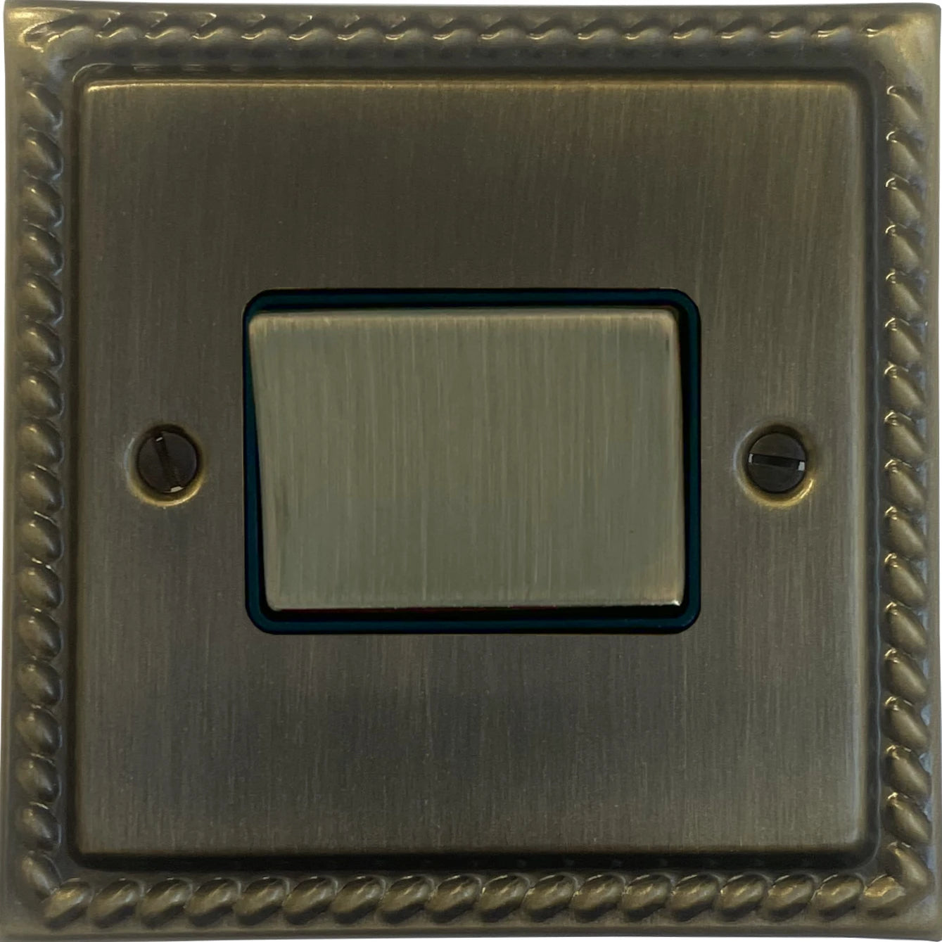 Georgian Antique Brass Fan Isolator (Brass Switch)