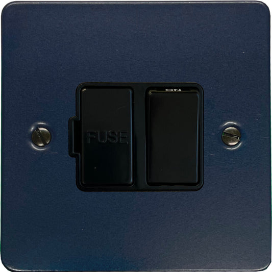 Flat Blue Switched Fuse Spur (Black Switch)