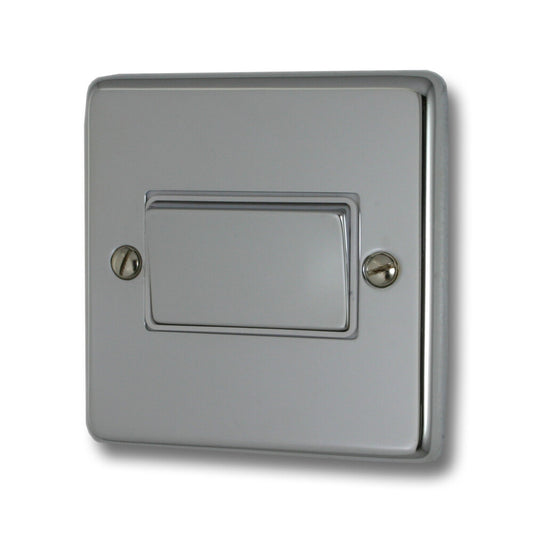Contour Polished Chrome Fan Isolator