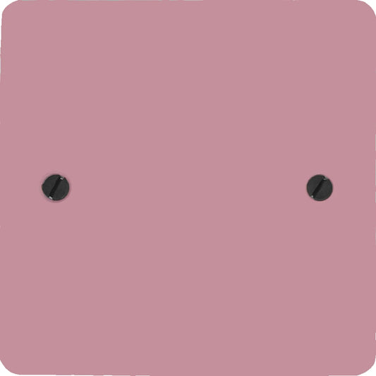 Flat Gloss Pink 1 Gang Blank