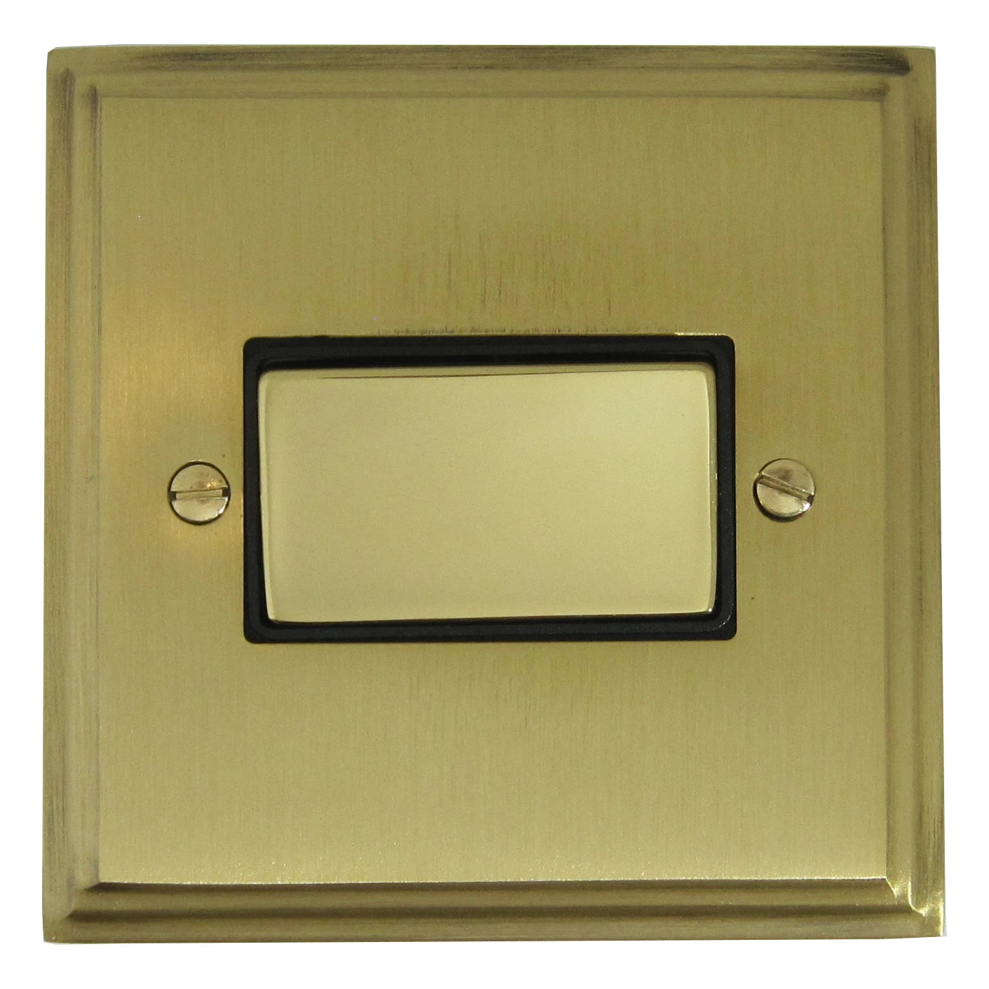 Victorian Satin Brass Fan Isolator