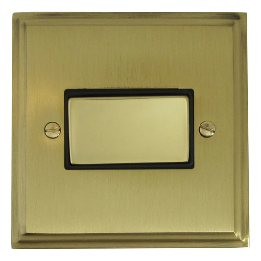 Victorian Satin Brass Fan Isolator