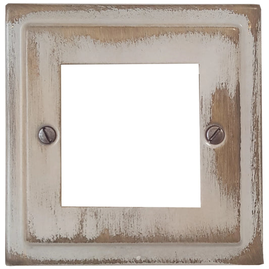 Victorian Dover Bronze 2 Gang Mod Plate & Frame