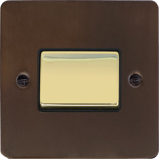 Flat Medium Bronze Fan Isolator