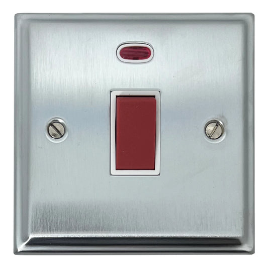 Deco Satin Chrome S/Plate