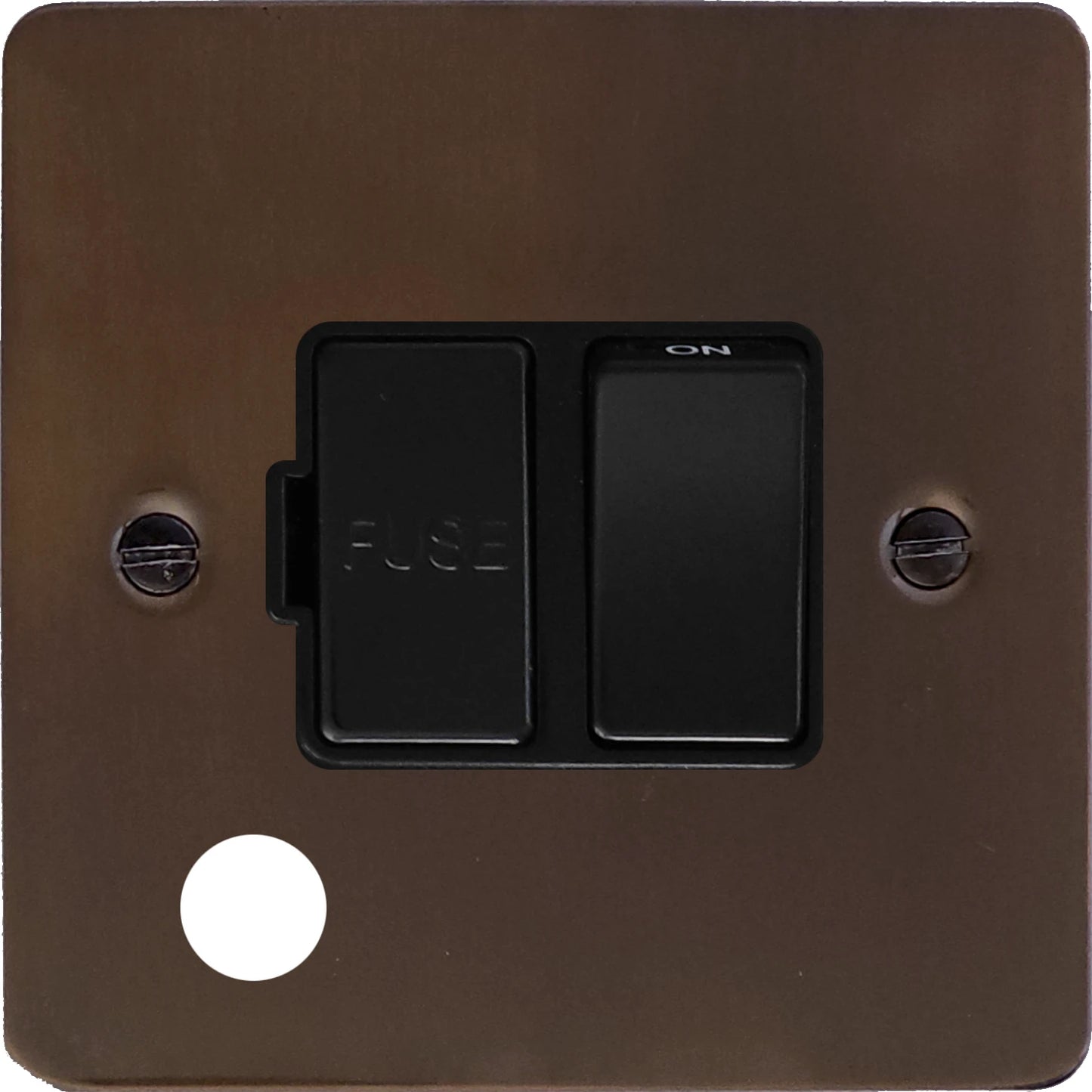 Flat Medium Bronze Switched Spur + Outlet