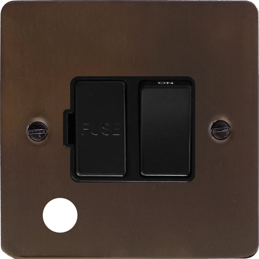 Flat Medium Bronze Switched Spur + Outlet