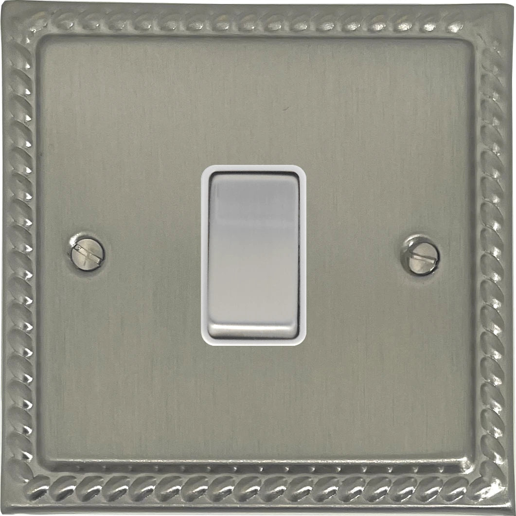 Georgian Satin Nickel Intermediate Switch