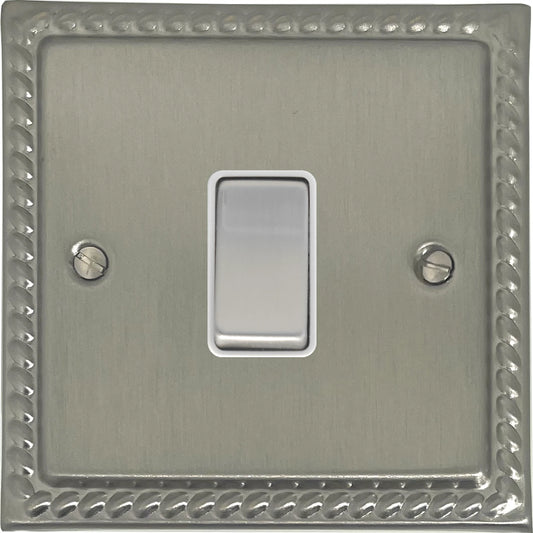 Georgian Satin Nickel Intermediate Switch