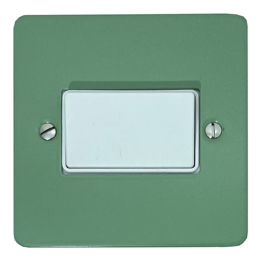 Flat Sage Green Fan Isolator (White Switch)