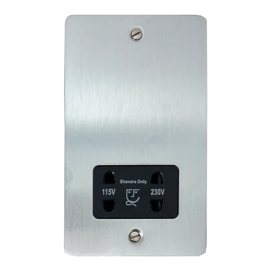 Flat Satin Chrome Shaver Point