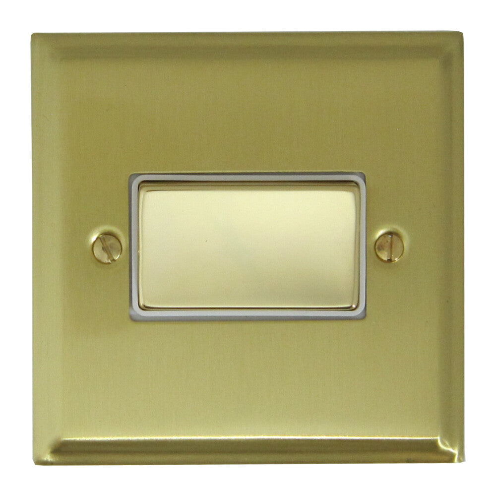 Deco Satin Brass Fan Isolator