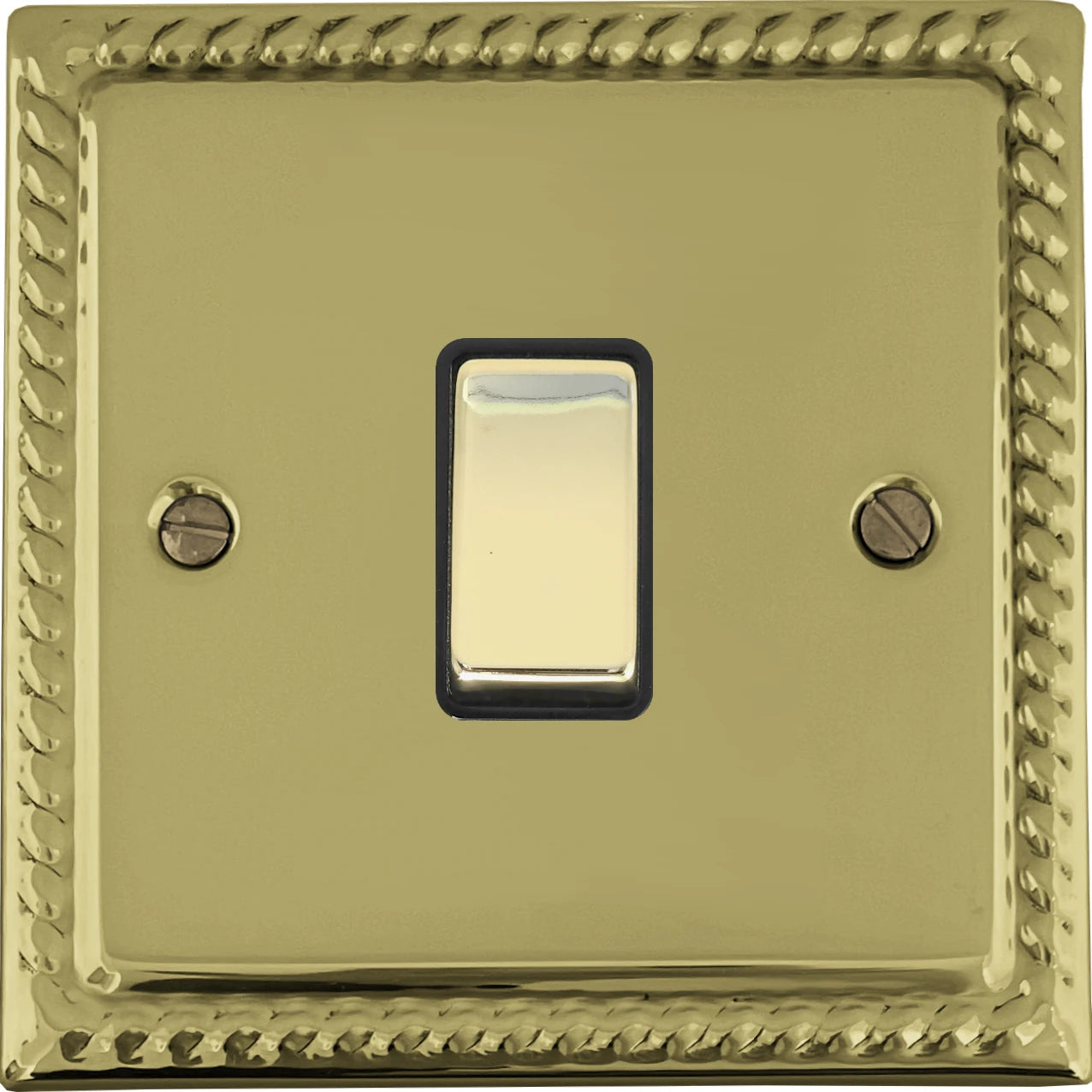 Georgian Polished Brass Intermediate Switch