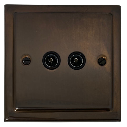 Victorian Medium Bronze Twin Tv Point