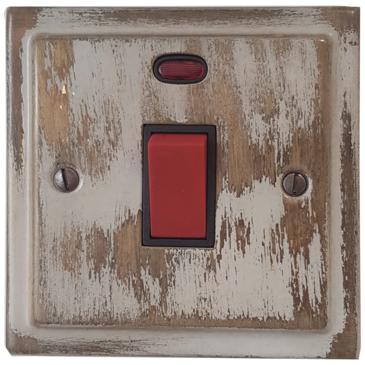 Victorian Dover Bronze 45A Dp Switch + Neon Small