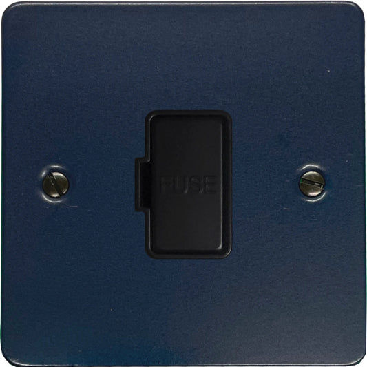 Flat Blue Unswitched Fuse Spur (Black Insert)